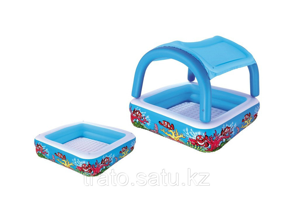 Бассейн Bestway 147х147х122(22) см