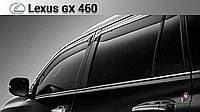 Оригинальные Ветровики (дефлекторы окон) Lexus GX460 2009+ OEM с креплением и логотипом, фото 1