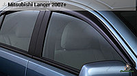 Оригинальные Ветровики (дефлекторы окон) Mitsubishi Lancer X 2007+