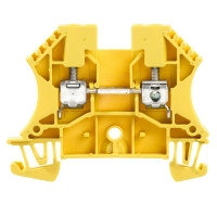 WDU 4 Проходная клемма, Винтовое соединение, 4 mm², 800 V, 32 A, Темно-бежевый Weidmuller, фото 3