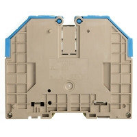 WDU 70/95 Проходная клемма, Винтовое соединение, 95 mm², 1000 V, 232 A, Темно-бежевый Weidmuller, фото 3