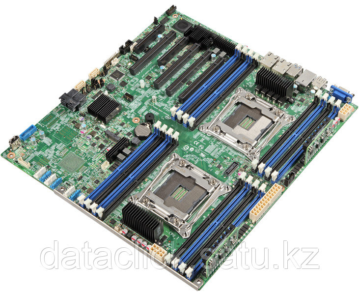 Сервеная плата Intel® Server Board S2600CW2R, 2 x LGA2011-3, Xeon E5-2600 v3/v4, 16 x DDR4 ECC RDIMM/LRDIMM Up