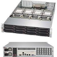 Сервер Rack 2U, 2xXeon Scalable LGA3647, 16xDDR4 LRDIMM 2666, 16x3.5HDD, RAID SAS, 2x10Gbe, 2x1600W