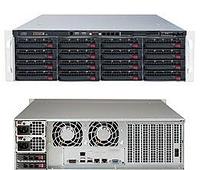 Сервер Rack 3U, 2xXeon Scalable LGA3647, 16xDDR4 LRDIMM 2666, 16x3.5HDD, RAID SAS, 2x10Gbe, 2x1200W