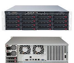 Сервер Rack 3U, 2xXeon Scalable LGA3647, 16xDDR4 LRDIMM 2666, 16x3.5HDD, RAID SAS, 2x10Gbe, 2x1200W 