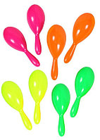 Музыкальный инструмент Маракасы пластиковые 2 штуки в ассортименте