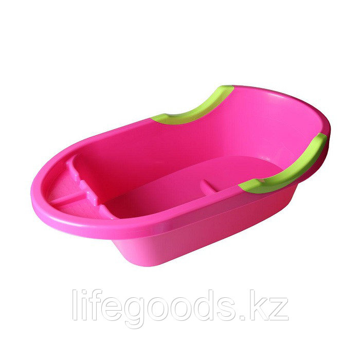 Ванна детская большая "Малышок люкс" цвет розовый, М4408