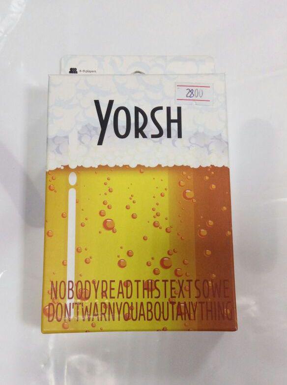 Настольная игра "Ерш английский" Yorsh