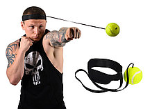 Тренажер теннисный мяч на голову для бокса Fight ball на резинке