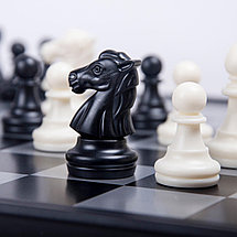 Настольная игра 3 в 1: нарды, шахматы и шашки, 36х36х2,5см, фото 3