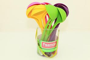 1318 FISSMAN Силиконовый половник IRIS 4 цвета в ассортименте