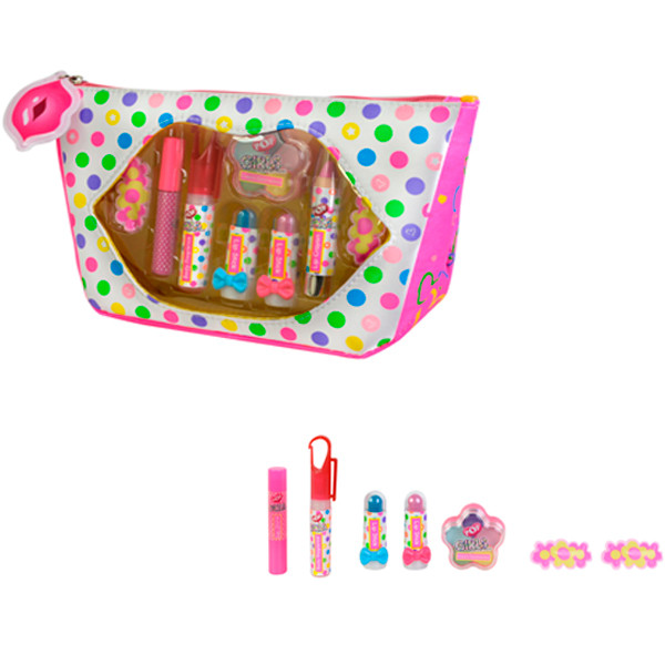 Pop Girls Игровой набор детской декоративной косметики в сумочке
