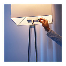 Светильник напольный КЛАБ белый с оттенком ИКЕА, IKEA , фото 3