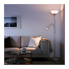 Светильник напольный НУТ белый ИКЕА, IKEA , фото 3