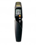 Testo 830-T2 комплект - инфракрасный термометр с 2-х точечным лазерным целеуказателем (с кожаным чехлом и зондом температуры)