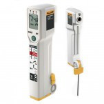 Fluke FP Plus - пищевой термометр с встроенным контактным щупом и сумкой для переноски