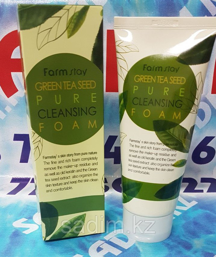 Farm stay green tea seed pure cleansing foam (Пенка для умывания с зеленым чаем)
