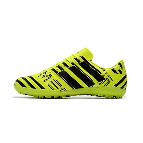 Бутсы футбольные Adidas Nemeziz Fluo17.3 TF SR желтый размеры 34-39 - фото 3 - id-p50766161