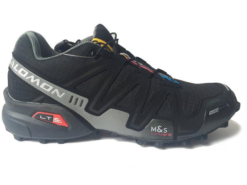 Кроссовки трейловые Salomon Speedcross 3 black/grey - фото 2 - id-p50767233