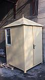 Посты охраны, домик охранника, охранная будка, КПП. Модель "Магнум Беж". Размер1,5м х 1,5м х 2,5м, фото 3