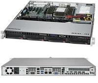 Сервер Rack 1U, 1xXeon Scalable LGA3647, 8xDDR4 LRDIMM 2666, 4x3.5HDD, RAID 0,1,10,5, 2x10Gbe, 350W