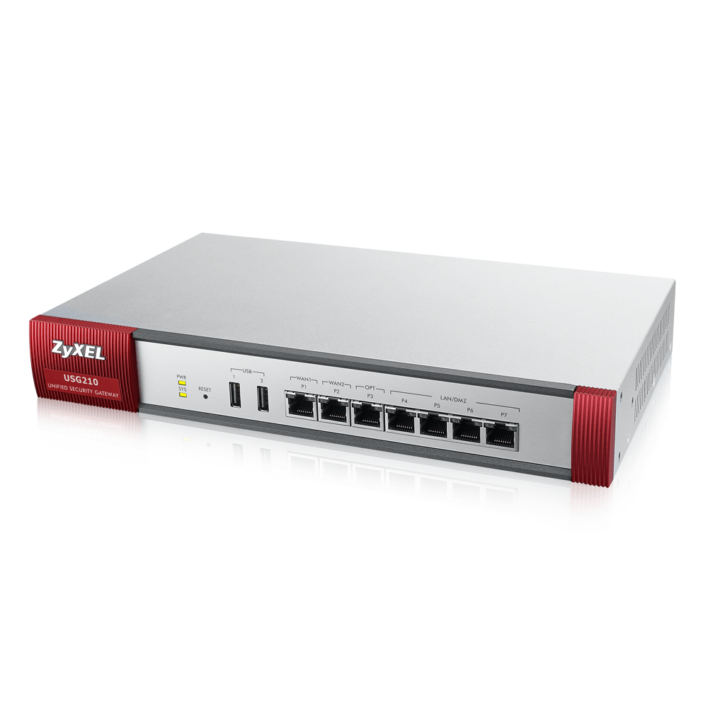 Zyxel USG210 Межсетевой экран с набором подписок на 1 год (AS,AV,CF,IDP)