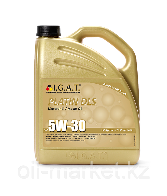 Моторное масло PLATIN DLS SAE 5W30 5L