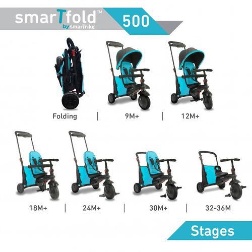 Велосипед Smart Trike 7в1 SmarTfold 500 MELANGE GREY