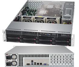 Сервер Rack 2U, 2xXeon Scalable LGA3647, 16xDDR4 LRDIMM 2666, 8x3.5HDD, RAID SATA, 2x10Gbe, 2x1000W 