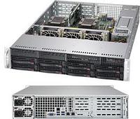 Сервер Rack 2U, 2xXeon Scalable LGA3647, 12xDDR4 LRDIMM 2666, 8x3.5HDD, RAID SATA, 2x1Gbe, 2x1000W