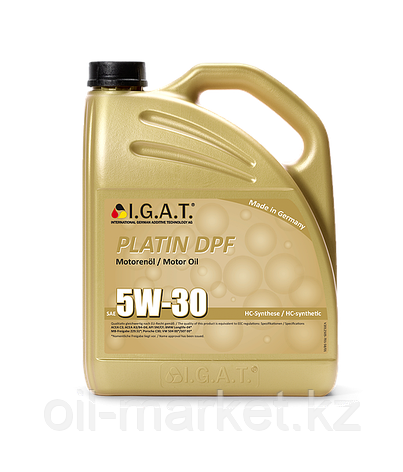 Моторное масло PLATIN DPF SAE 5W30 5L, фото 1