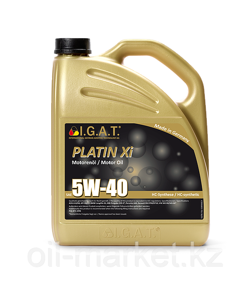 Моторное масло PLATIN XI SAE 5W40 5L