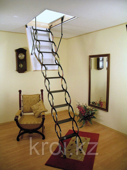 Чердачная лестница ножничная Oman 60х70х290см тел.Whats Upp. +7 707 570 5151