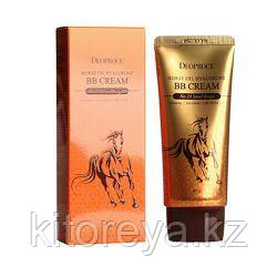 Deoproce Horse Oil Hyalurone BB Cream - Крем ББ с гиалуроновой кислотой и лошадиным жиром