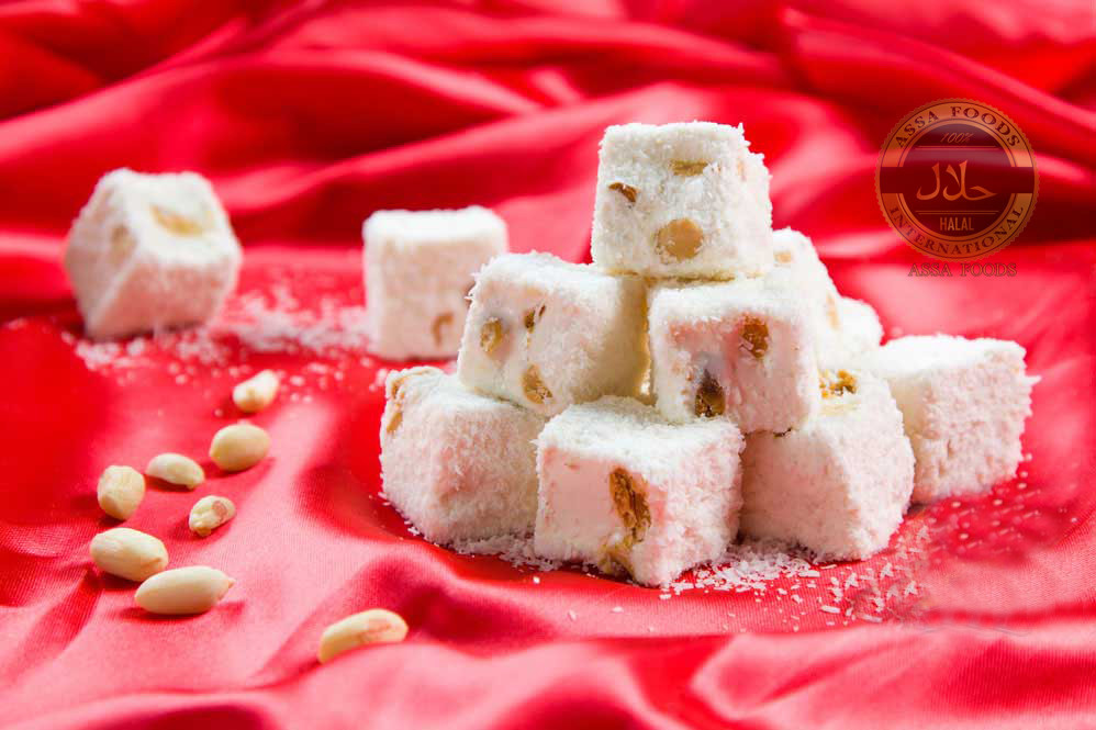 Рахат лукум с ежевикой