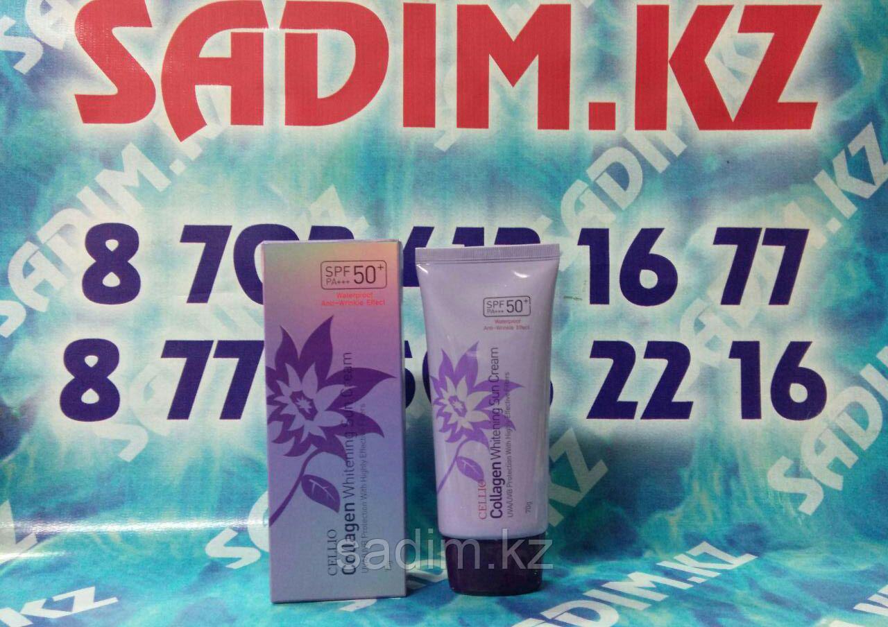 Collagen Whitening Sun cream 50+/PA+++ - Антивозрастной коллагеновый солнцезащитный крем
