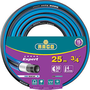 Шланг RACO EXPERT поливочный, 30атм., армированный, 4-х слойный, 3/4"x25м, фото 2