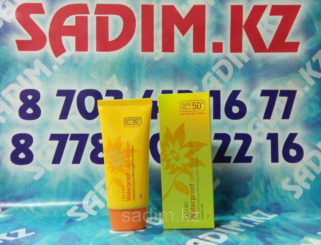 Cellio Waterproof Daily Sun Cream SPF50+/PA+++ - Водостойкий солнцезащитный крем