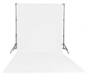 Фото фон тканевый, цвет белый, размер 3х6 метра COTTON, фото 2