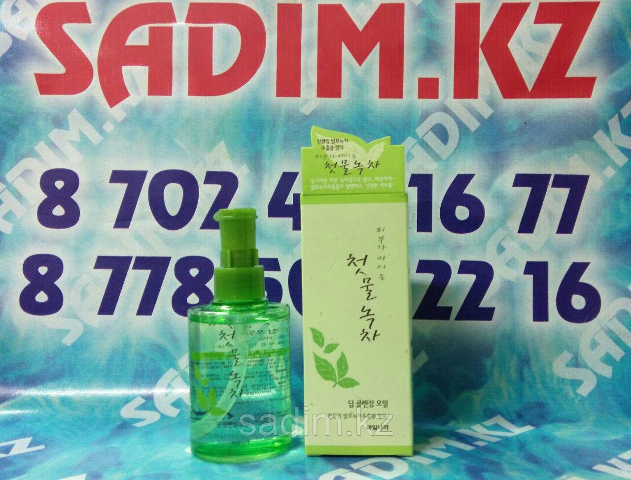 Welcos Green Tea Deep Cleansing Oil - Гидрофильное масло зеленый чай