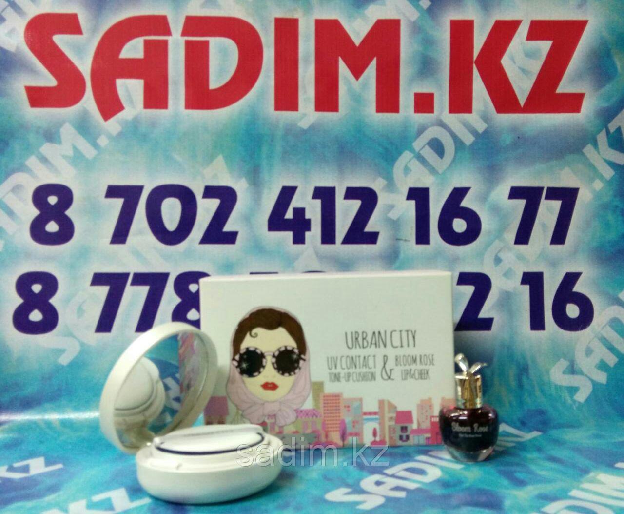 Urban City UV Contact Tone-up Cushion SPF50+ PA+++ - Набор Кушон для выравнивания тона + Тинт