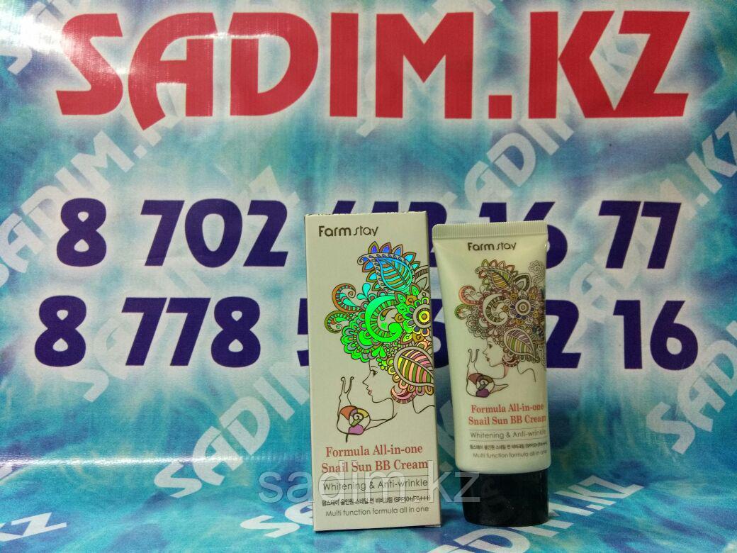FarmStay All-In-One Snail Sun BB Cream - BB-крем солнцезащитный