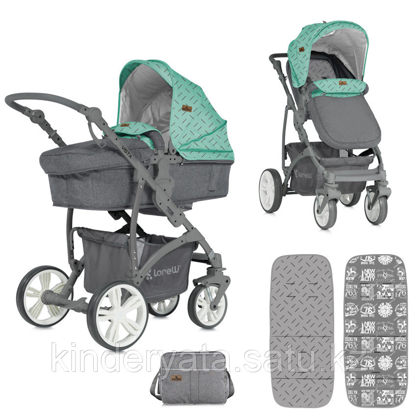 Коляска-трансформер Bertoni, Lorelli Vista(green)