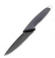 2256 FISSMAN Разделочный нож HUNTER zirconium plus 10 см (черное керамическое лезвие)