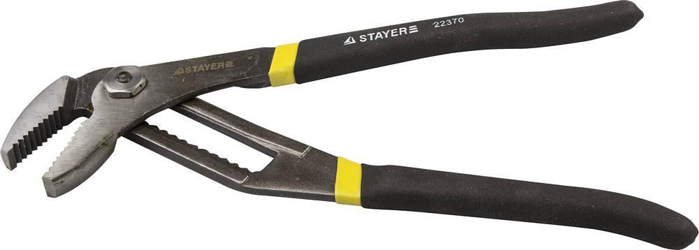 (22370_z01) Клещи STAYER "MASTER" HERCULES переставные, хромированное покрытие, быстрый захват.
