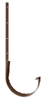 Держатель желоба металлический (коричневый), фото 1