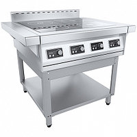 Плита индукционная ПЭИ-40-30-01, (840(1050)х850х860(880)мм.,4 конф.,12 кВт,380В)