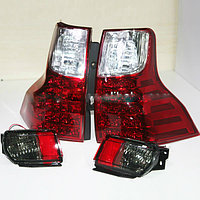 Задние фонари на Land Cruiser Prado 150 2010-17 дизайн GX (Красный цвет)