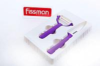2607 FISSMAN Набор из разделочного ножа 8 см и ножа для чистки овощей Y-форма MUSE (керамика)
