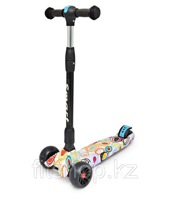 Самокат 21st Scooter Maxi Scooter Print со светящимися колесами